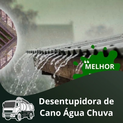 Desentupimento cano água de chuva