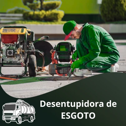 Desentupidora de esgoto