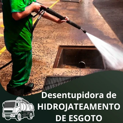 Hidrojateamento de Esgoto